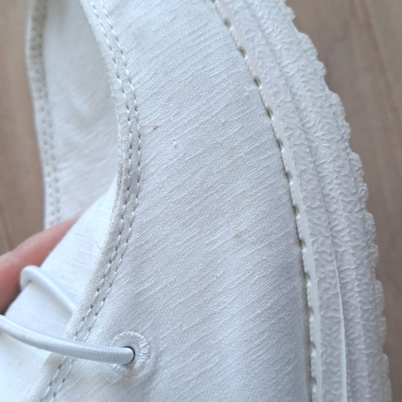 Hey Dude Chambray White Wendy Comfort Lightweight Causal Canvas Slip On - Picture 10 of 10